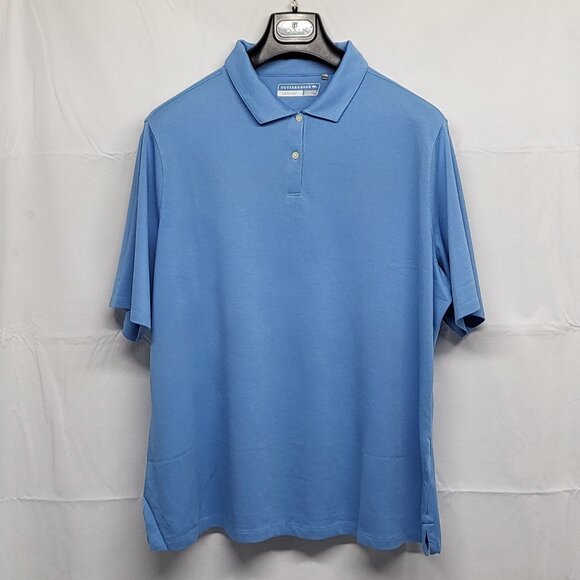 Cutter & Buck CB DryTec Womens Polo Shirt 2X Short Sleeve Moisture Wicking Blue - Picture 1 of 13